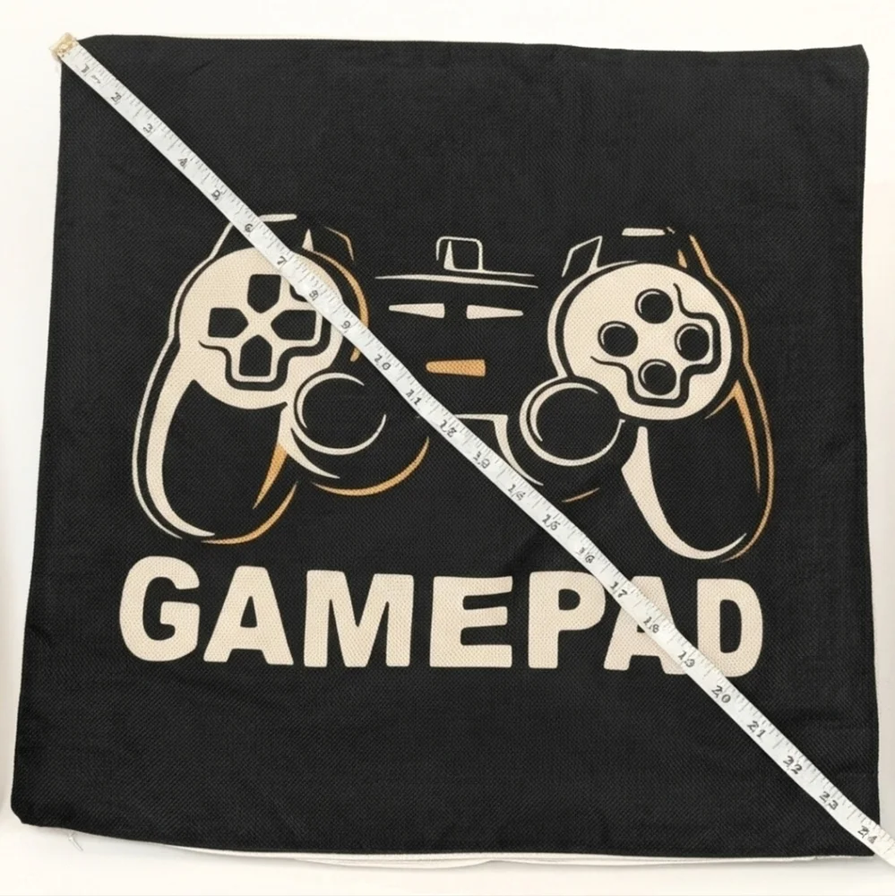 Set of 4 Gaming Pillow Covers – 18x18